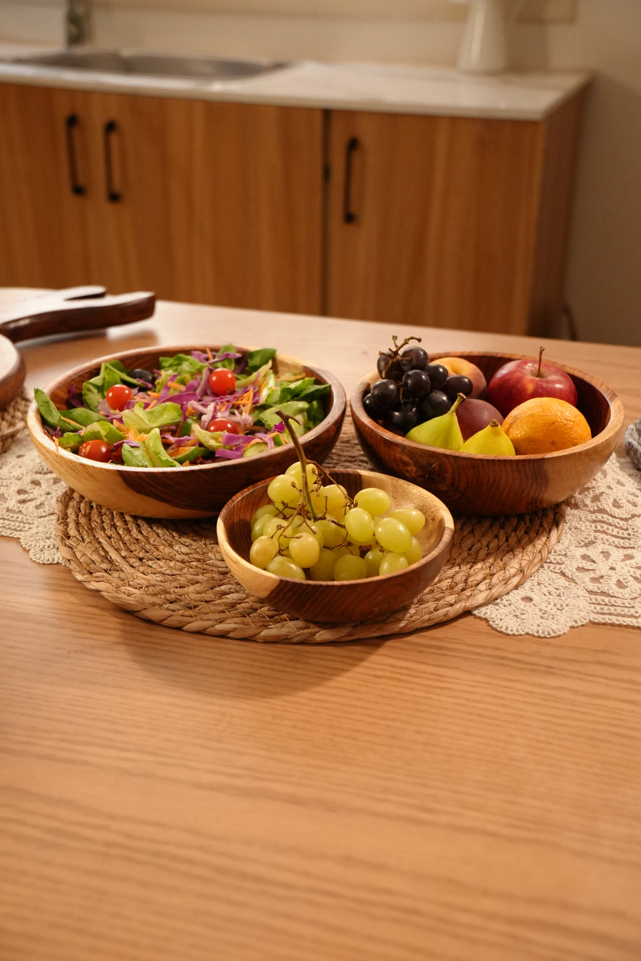 Wodden Bowl Set